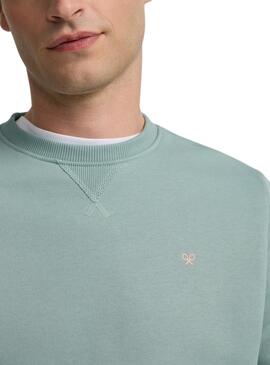 Sudadera Silbon Círculo turquesa para hombre