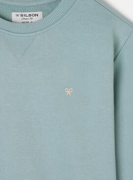 Sudadera Silbon Círculo turquesa para hombre
