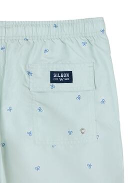 Bañador Silbon Miniraquetas turquesa para hombre