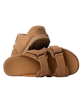 Sandalias UGG Goldenstar camel para mujer