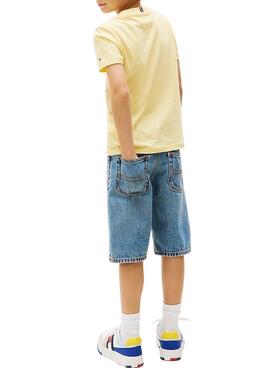 Camiseta Tommy Hilfiger Flag amarillo para niño