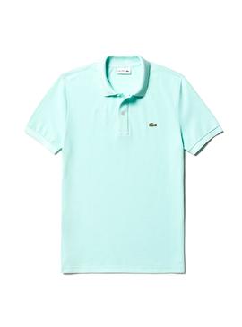 Polo Lacoste Basico Turquesa Hombre