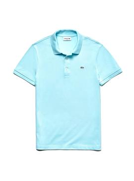 Polo Lacoste Slim Fit Azul Celeste Hombre