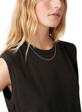 Camiseta Levis Boxy negro para mujer