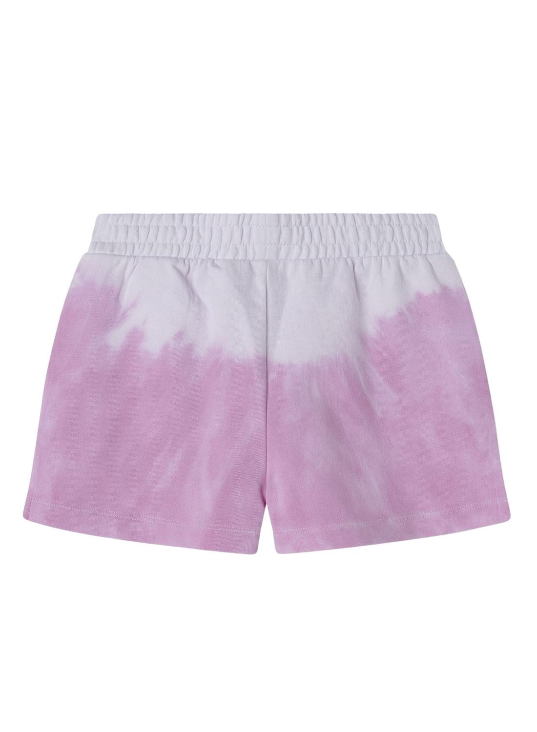 Shorts Pepe Jeans Amy rosa y blanco para niña