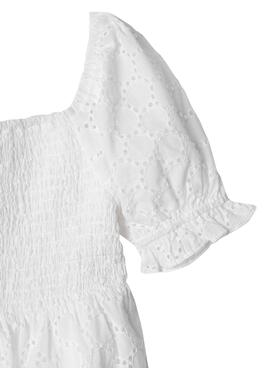 Vestido Pepe Jeans Charlotte blanco para niña