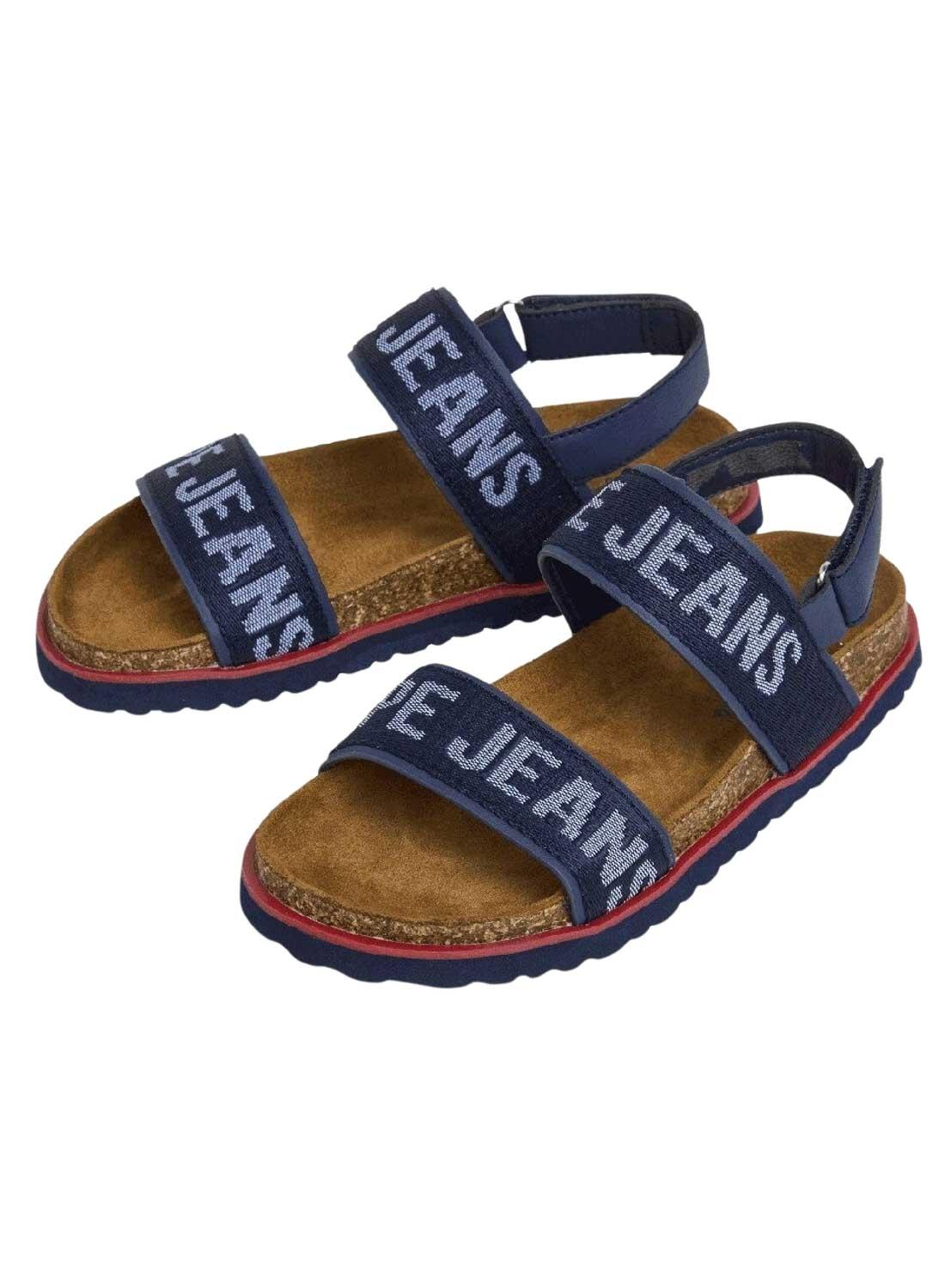 Sandalias Pepe Jeans Berlin azul marino para niño