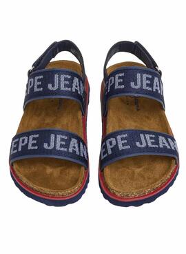 Sandalias Pepe Jeans Berlin azul marino para niño