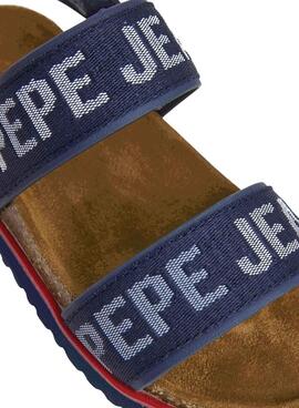 Sandalias Pepe Jeans Berlin azul marino para niño