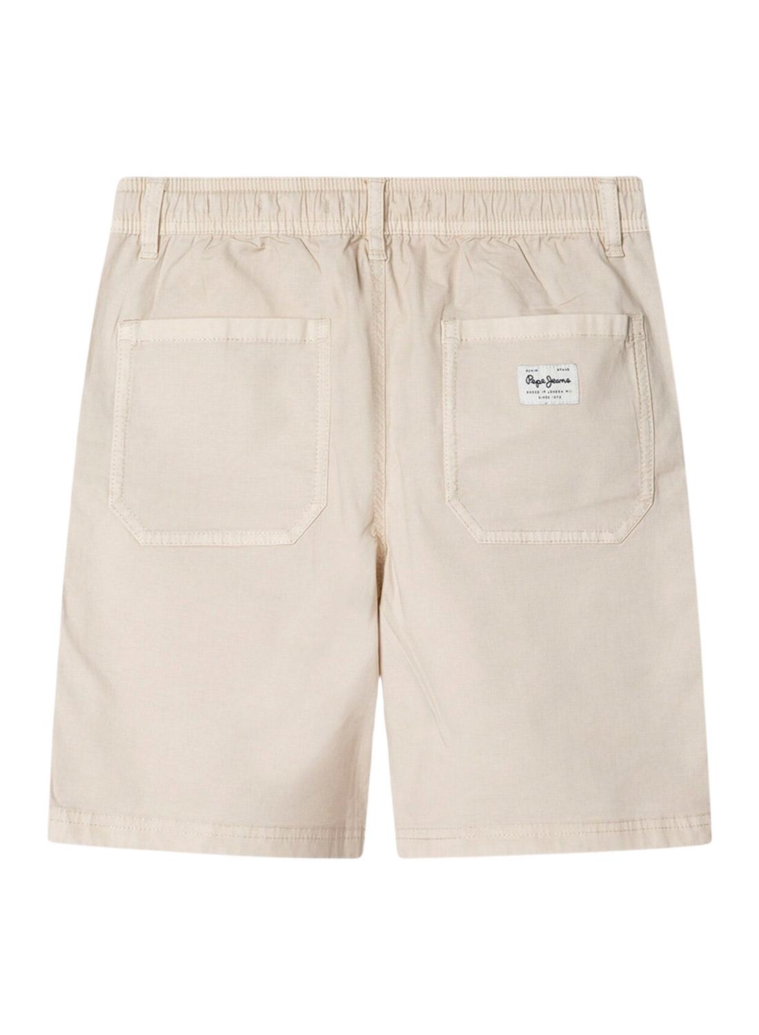 Bermudas Pepe Jeans Junior beige para niño