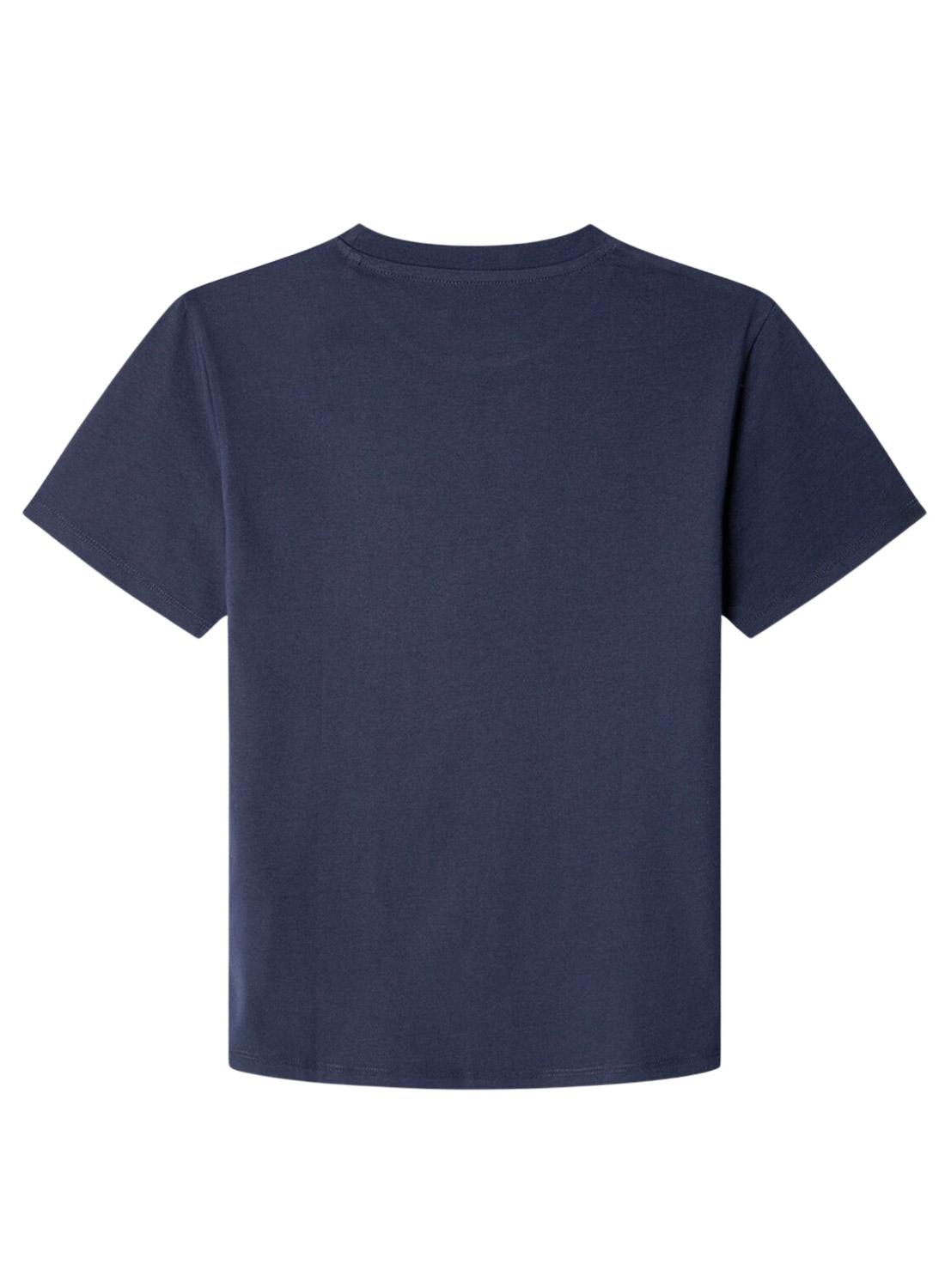 Camiseta Pepe Jeans Dylan azul marino para niño