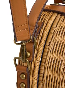 Bolso Pepe Jeans Ryleigh ratán para mujer