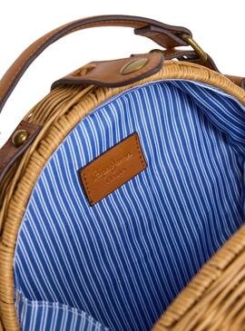 Bolso Pepe Jeans Ryleigh ratán para mujer