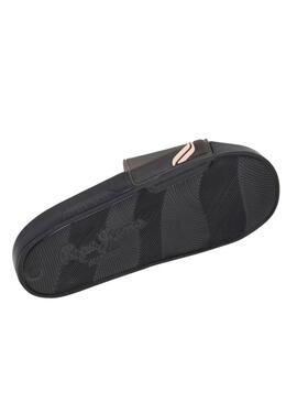 Sandalias Pepe Jeans Slider negro para mujer
