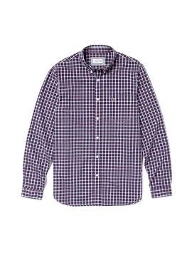 Camisa Lacoste CH5944 Granate Hombre