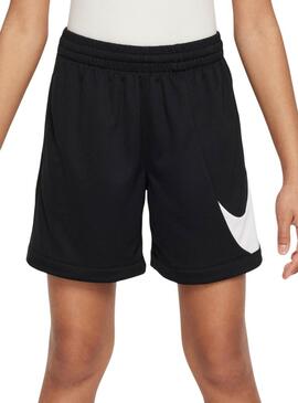 Bermuda Nike Multi negro para niño y niña