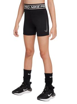 Mallas Nike Pro negro para niña