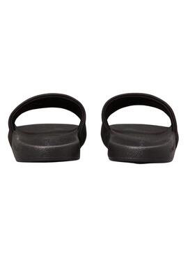 Chanclas Calvin Klein monograma negro para mujer