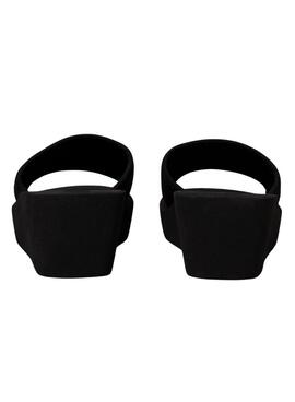 Chanclas Calvin Klein plataforma negro para mujer
