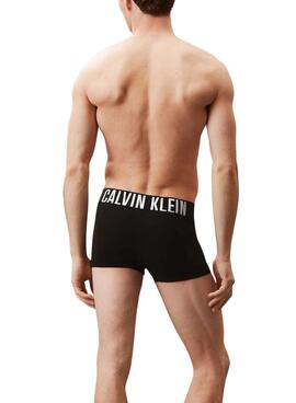 Pack 3 calzoncillos Calvin Klein bóxer ajustados negro para hombre