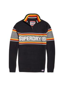 Jersey Superdry Surf Henley Marino Hombre