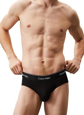 Pack 3 slips Calvin Klein Icon negro para hombre