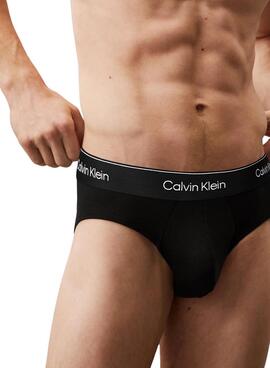 Pack 3 slips Calvin Klein Icon negro para hombre