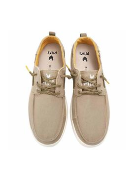 Náuticos Walkin Pitas Maui beige para hombre