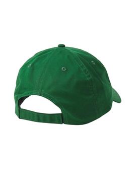 Gorra Tommy Jeans Linear Logo verde para hombre 