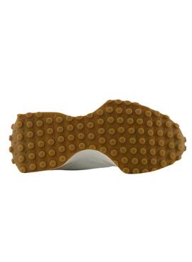 Zapatillas New Balance 327 beige y morado para mujer