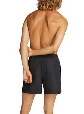 Bañador Calvin Klein logo delantero negro para hombre