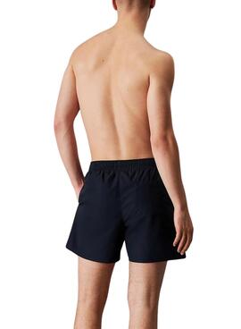 Bañador Calvin Klein Monogram marino para hombre