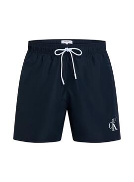 Bañador Calvin Klein Monogram marino para hombre
