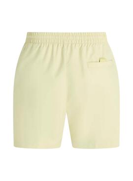 Bañador Calvin Klein logo tape amarillo para hombre