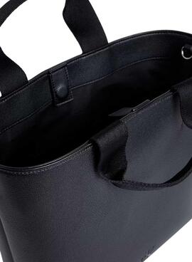 Bolso Calvin Klein mini tote negro para mujer