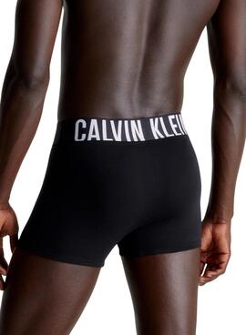 Pack 3 calzoncillos Calvin Klein bóxer ajustados negro y blanco para hombre
