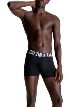 Pack 3 calzoncillos Calvin Klein bóxer ajustados negro y blanco para hombre