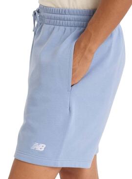 Bermuda New Balance Sport Essentials azul para hombre
