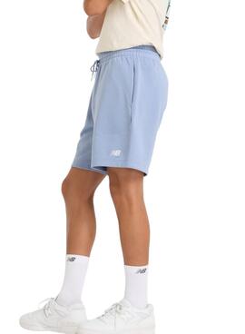 Bermuda New Balance Sport Essentials azul para hombre