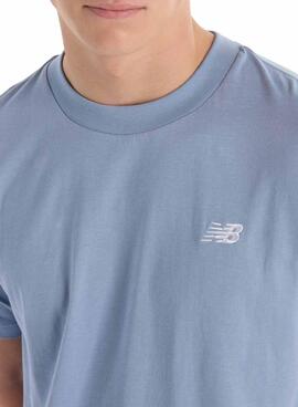 Camiseta New Balance Sport Essentials azul para hombre