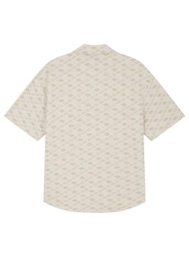 Camisa Project x Paris tejido texturizado para hombre beige