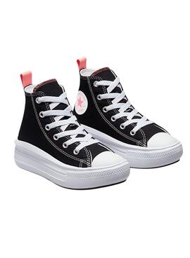 Zapatillas Converse Chuck Taylor Move negro para niña
