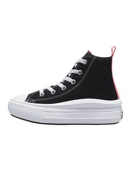 Zapatillas Converse Chuck Taylor Move negro para niña