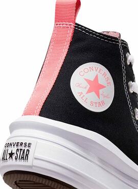 Zapatillas Converse Chuck Taylor Move negro para niña