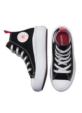 Zapatillas Converse Chuck Taylor Move negro para niña