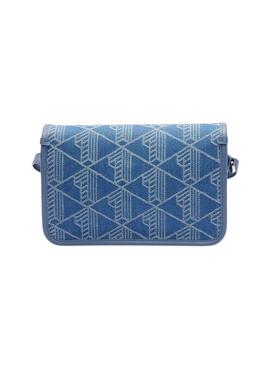 Bolso Lacoste Jacquard Heritage denim para mujer