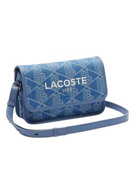 Bolso Lacoste Jacquard Heritage denim para mujer