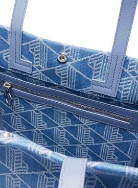 Bolso Lacoste Shopper Heritage denim para mujer