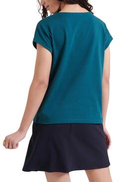Camiseta Naf Naf Sacha verde para mujer