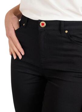 Pantalón Naf Naf Pitillo negro para mujer